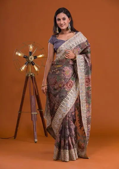 Classic Silk Saree with Blouse piece