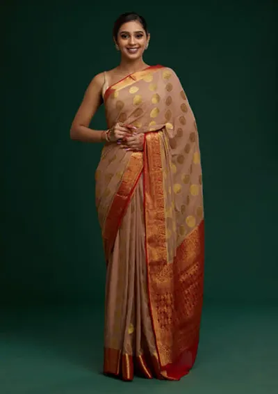 Best Selling Cotton Silk Saree with Blouse piece 