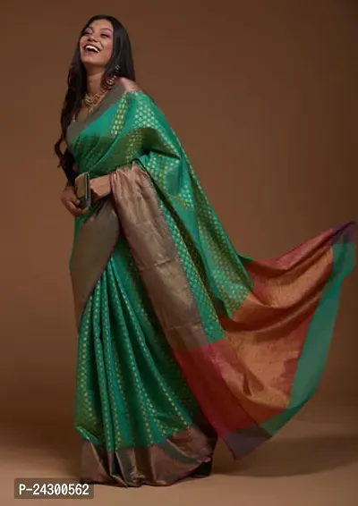 Classic Cotton Silk Saree with Blouse piece