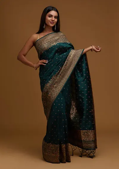 Classic Silk Saree with Blouse piece