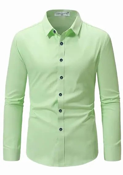 Classic Solid Casual Shirts for Men