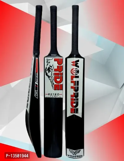 Retro P Xtreme PVC/Plastic Red/B Black Tennis Cricket Bat (800g) Size8 #