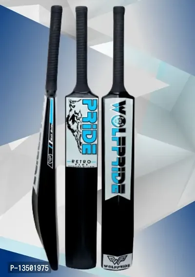 Retro P Xtreme PVC/Plastic Sky Blue/B Black Tennis Cricket Bat (800g) Size8 #