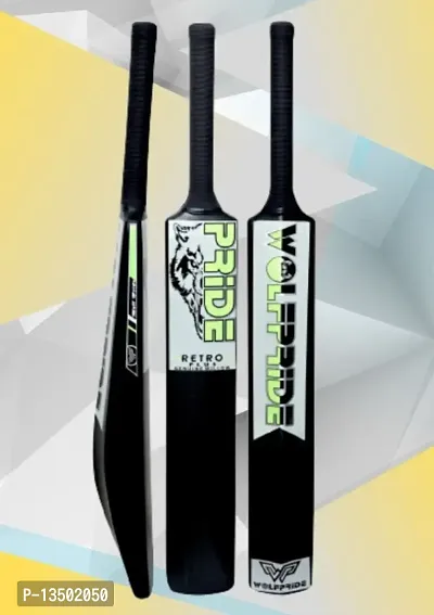 Retro P Xtreme PVC/Plastic Yellow/B Black Tennis Cricket Bat (800g) Size8 #