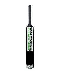 Retro P Classic PVC/Plastic Green/B Black Tennis Cricket Bat (800g) Size8 #-thumb4