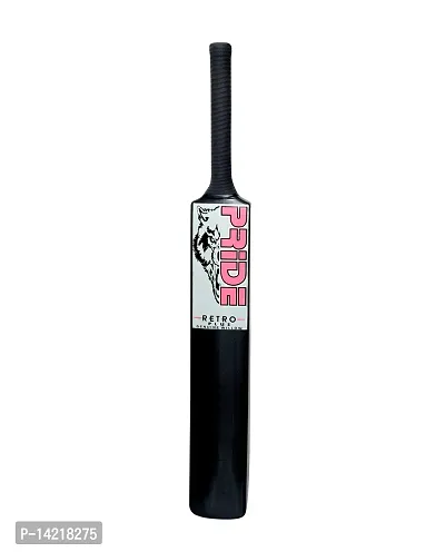 Retro P Classic PVC/Plastic Pink/B Black Tennis Cricket Bat (800g) Size8 #-thumb2