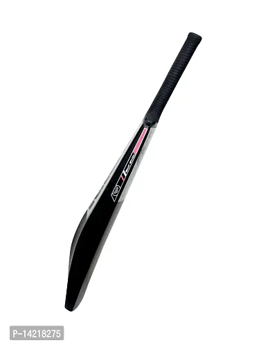 Retro P Classic PVC/Plastic Pink/B Black Tennis Cricket Bat (800g) Size8 #-thumb4