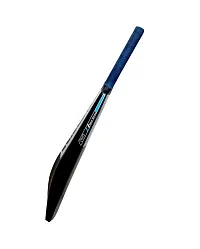 Retro P Classic PVC/Plastic Sky Blue/Blue Black Tennis Cricket Bat (800g) Size8 #-thumb2