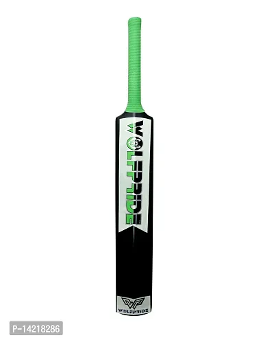 Retro P Classic PVC/Plastic Green/G Black Tennis Cricket Bat (800g) Size8 #-thumb5