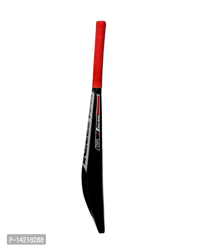 Retro P Classic PVC/Plastic Red/R Black Tennis Cricket Bat (800g) Size8 #-thumb3