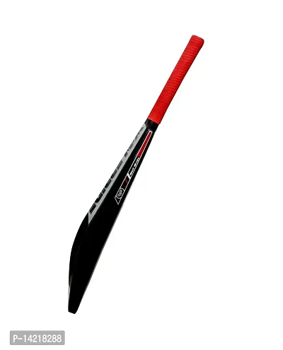 Retro P Classic PVC/Plastic Red/R Black Tennis Cricket Bat (800g) Size8 #-thumb4