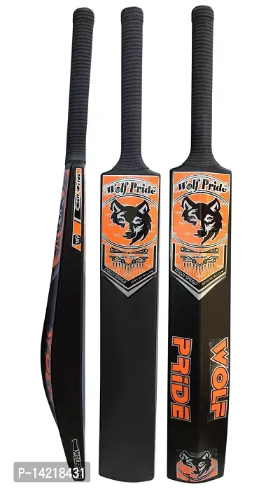 Wild Classic PVC/Plastic Orange/B Black Tennis Cricket Bat (800g) Size8 #