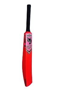 Wild Classic PVC/Plastic Red/B Red Tennis Cricket Bat (800g) Size8-thumb1
