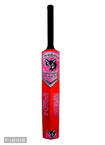 Wild Classic PVC/Plastic Red/B Red Tennis Cricket Bat (800g) Size8-thumb3