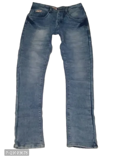 Classic Denim Solid Jeans for Men-thumb0
