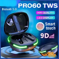 Pro 60 Earbuds/TWs/buds with 2000 MAH Power Bank Upto 280 Hours Playback Bluetooth Headset  (Black, True Wireless)-thumb4