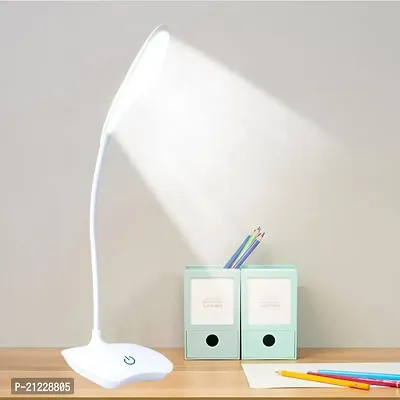 Table Lamp for Study Led Light, Led Desk Light Touch Control Eye Caring Study Lamp  (21.5 cm, White)-thumb2