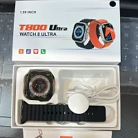 T800 Ultra Watch Smartwatch  (BLACK  Strap, For All)-thumb2