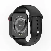 T 55 SM ART WATCH KJU HFFH Smartwatch  (Black Strap, FREE)-thumb4