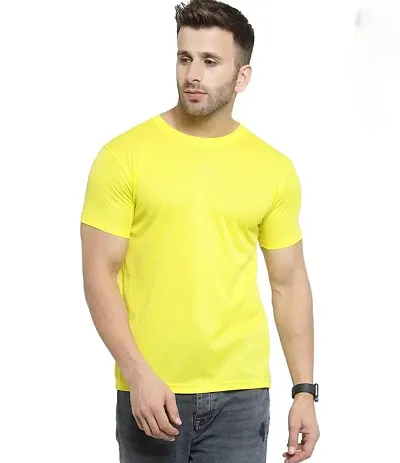 Friendift 100% Polyester Half Sleeves T Shirt