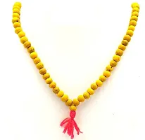YouthPoint Haldi Mala for Pooja 108 Beads Original gath for jaap jap Pure in Jewellery Wooden Yellow moti Mala-thumb1
