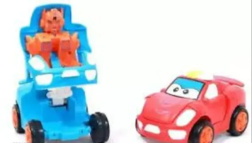 Robot Car Toy for Kids  Racing Car Toy  Car to Robot  Random Color Pack Of 2