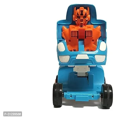 Robot Car Toy for Kids  Racing Car Toy  Car to Robot  Random Color Pack Of 1-thumb0