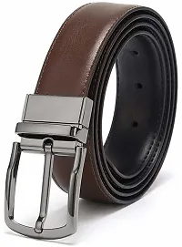 YASHISH Men's Leather Belt (34, Black)-thumb3