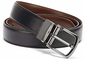 YASHISH Men's Leather Belt (34, Black)-thumb1