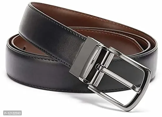 YASHISH Men's Leather Belt (34, Black)-thumb2