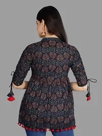 Trendy Rayon Printed Tunic Top for Women-thumb1