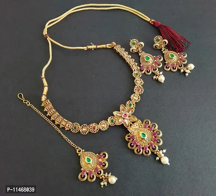 Elegant Alloy Jewellery Set For Women-thumb2