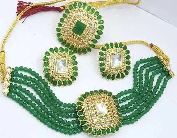 Charming Alloy Beads Jewellery Set