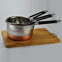 Stainless Stee Copper Bottom Sauce Pan, milk pan,tea Pan -Capacity 1500ml,1000ml,750ml-thumb2