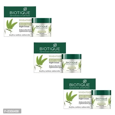 Biotique Bio Germ Nourishing Night Cream 50g Pack of 3 (150 g) (150 ml)