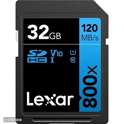 Lexar Blue Series Professional 800x 32GB UHS-I U1 SDHC Memory Card-thumb0