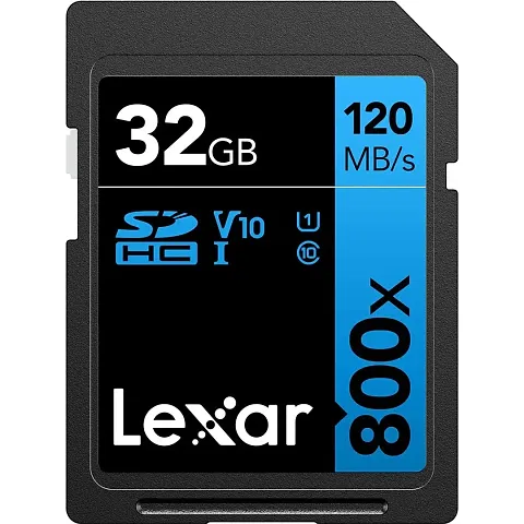 Lexar Blue Series Professional 800x 32GB UHS-I U1 SDHC Memory Card