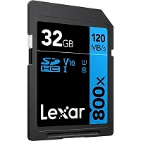 Lexar Blue Series Professional 800x 32GB UHS-I U1 SDHC Memory Card-thumb3