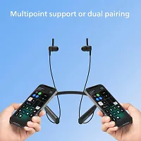 Modern Wireless Bluetooth Neckband With Microphone-thumb1