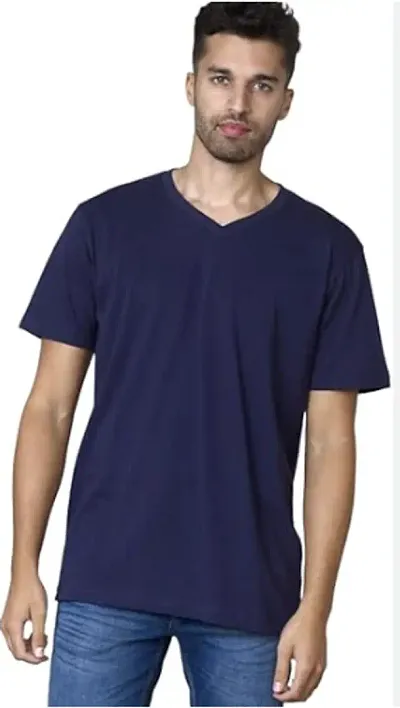 Stylish V Neck Tshirt For Mens