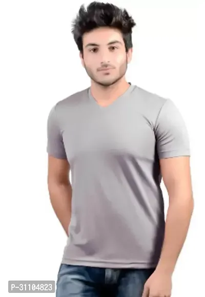 Stylish V Neck Tshirt For Mens-thumb0