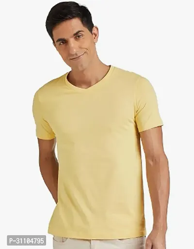 Stylish V Neck Tshirt For Mens-thumb0