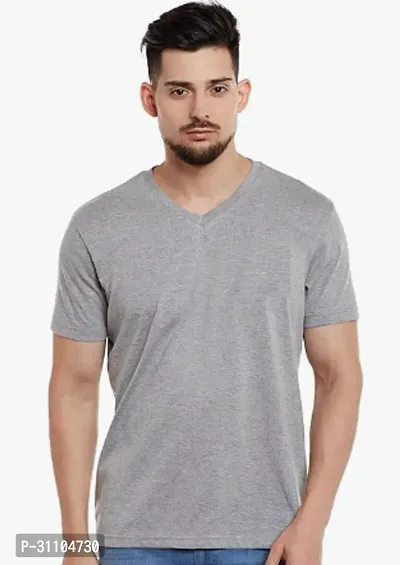 Stylish V Neck Tshirt For Mens-thumb0