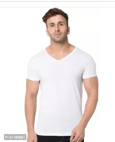 Stylish V Neck Tshirt For Mens-thumb0