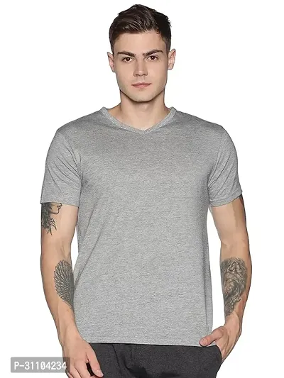 Stylish V Neck Tshirt For Mens-thumb0