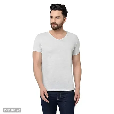 Stylish V Neck Tshirt For Mens-thumb0