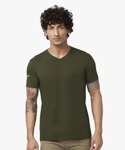 Stylish V Neck Tshirt For Mens