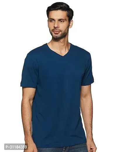 Stylish V Neck Tshirt For Mens-thumb0