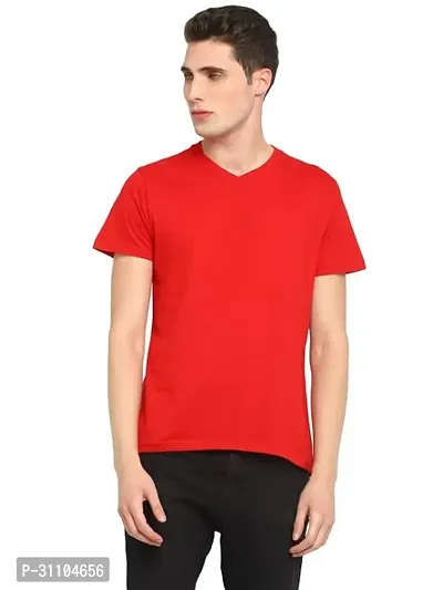 Stylish V Neck Tshirt For Mens-thumb0