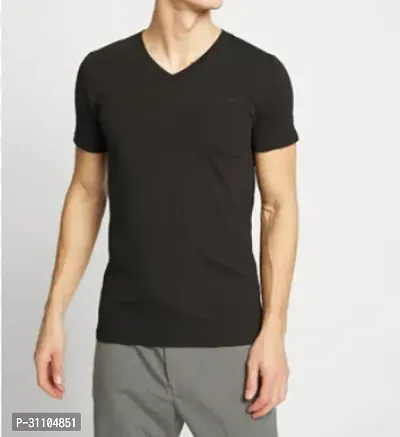 Stylish V Neck Tshirt For Mens-thumb0